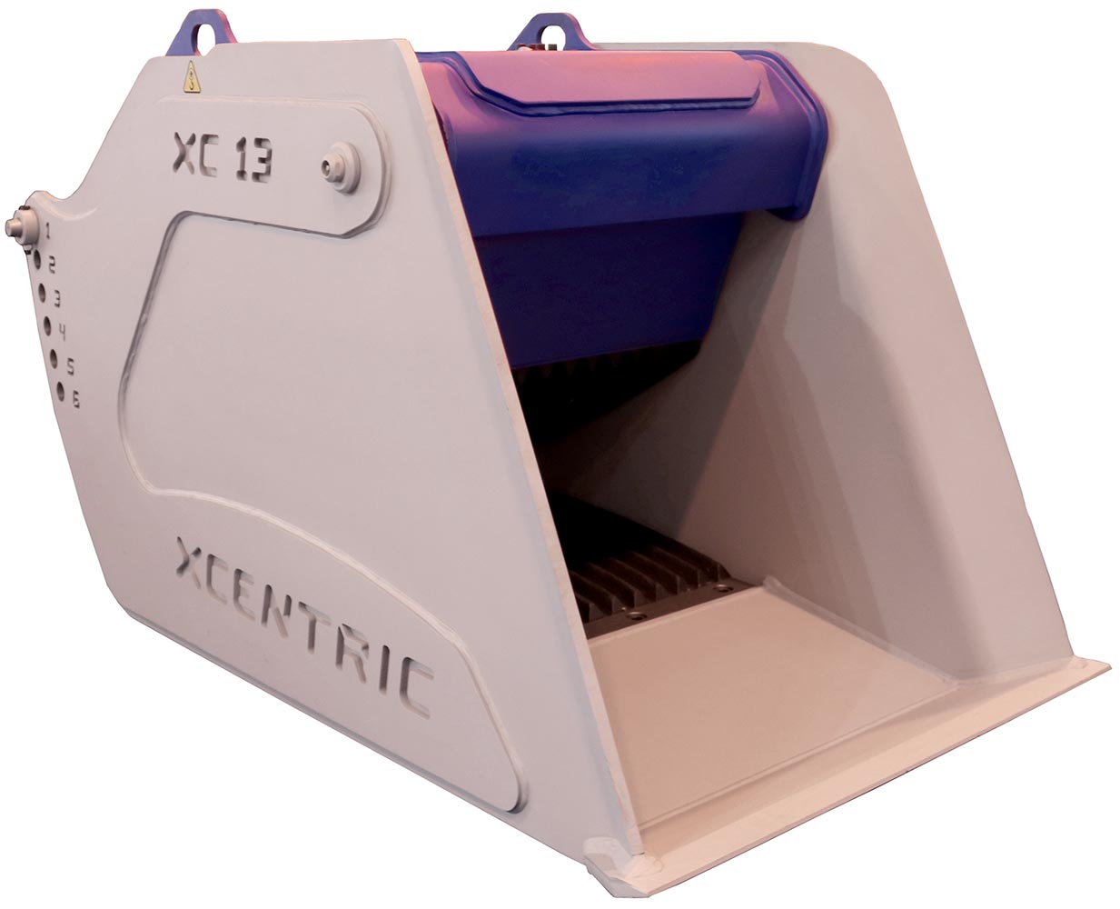 balde britador xcentric xc13 para escavadoras de 13 a 16 toneladas