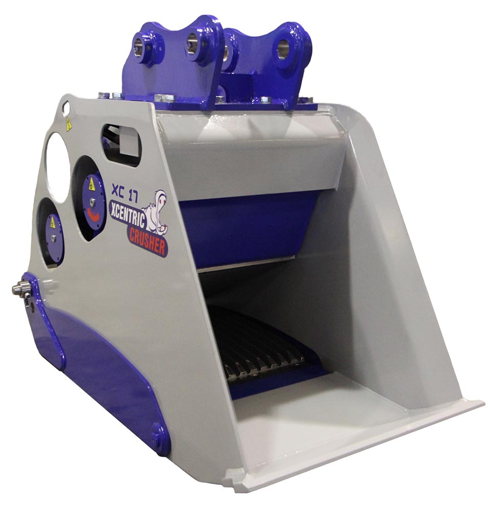 balde britador xcentric xc17 para escavadoras de 16 a 20 toneladas