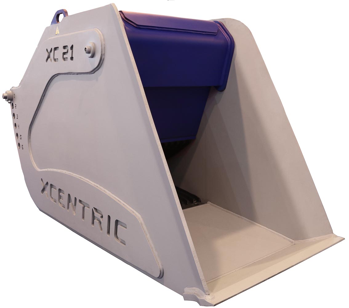 balde britador xcentric xc21 para escavadoras de 20 a 25 toneladas