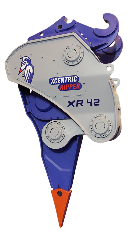 ripper xcentric xr42 para escavadoras de 32 a 40 toneladas