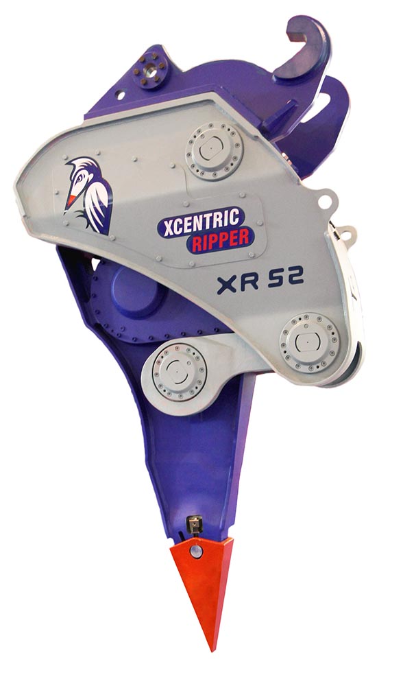 ripper xcentric xr52 para escavadoras de 40 a 55 toneladas