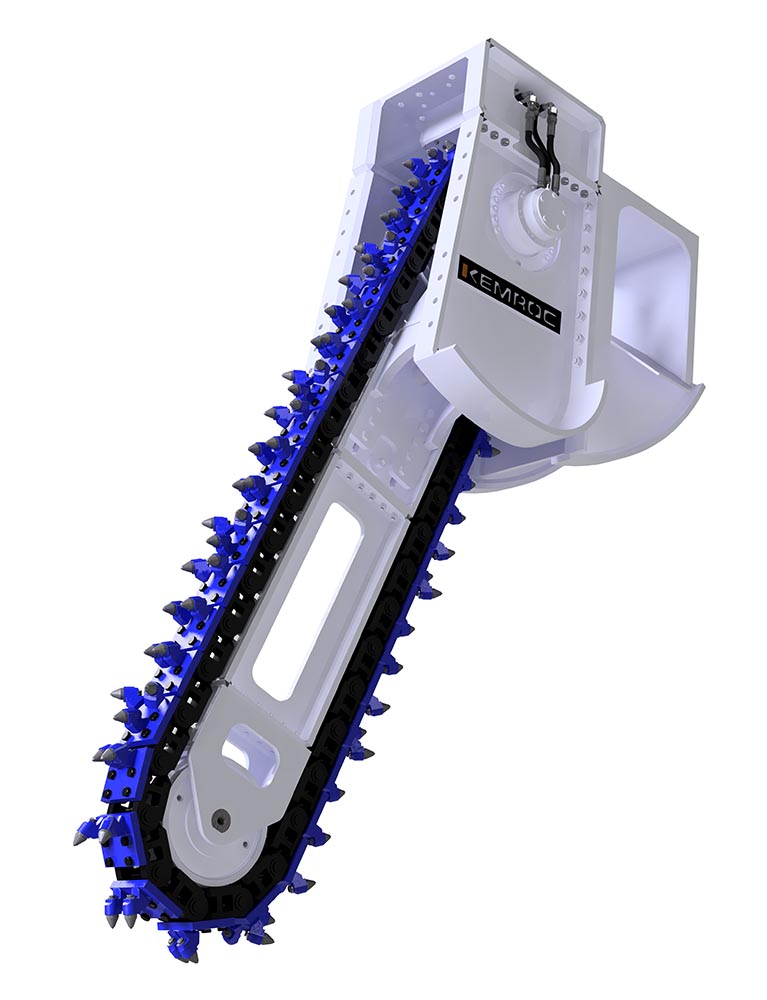 valadeira kemroc ktr 130 para escavadoras de 25 a 35 toneladas